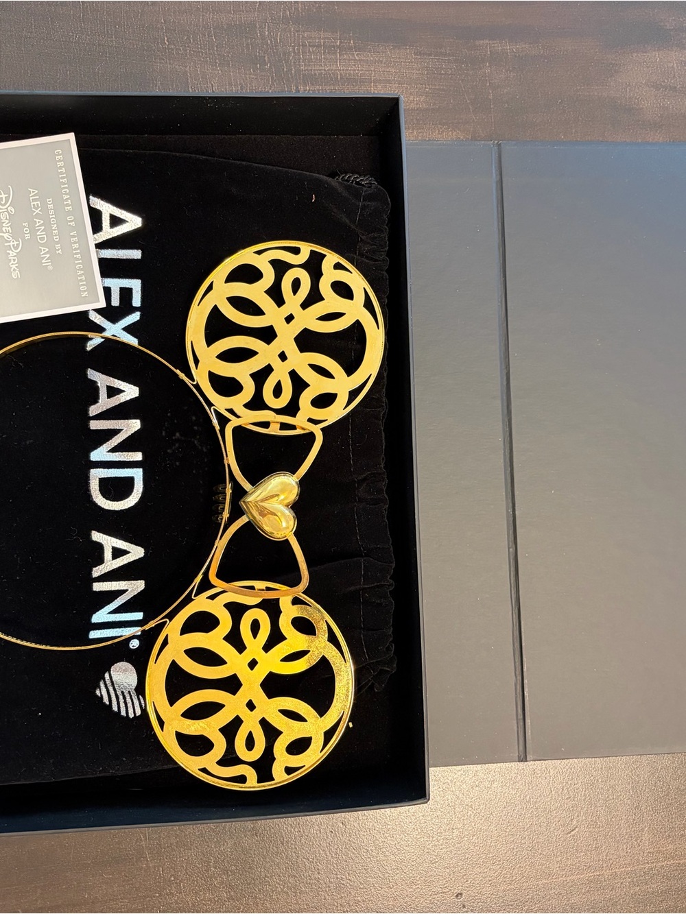 Alex and Ani Gold Mickey Ears